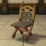 Chaise en bois sildienne